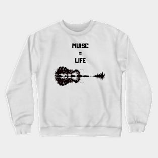 Guitar & Music Lovers Crewneck Sweatshirt